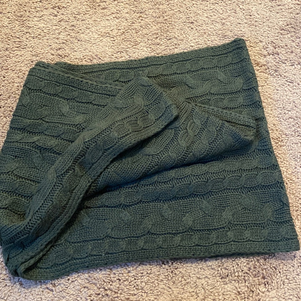 Olive green scarf